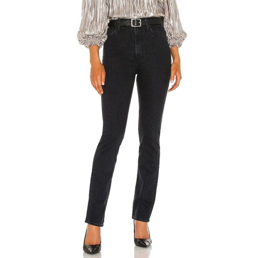 Mother Superior High Waisted Rider Skimp Straight Leg Jean Who's Sorry Now 27